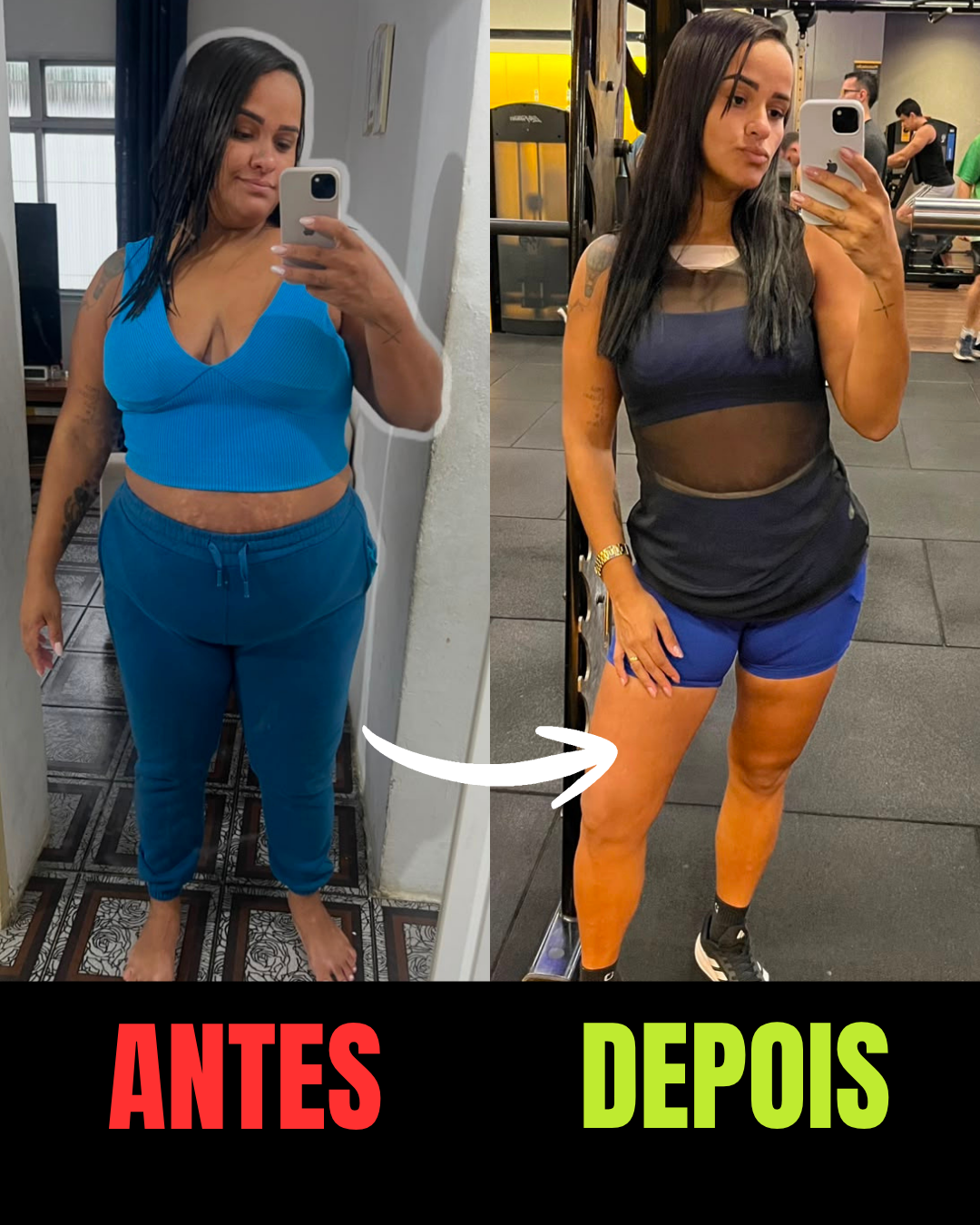 Resultado real de aluno bariátrico