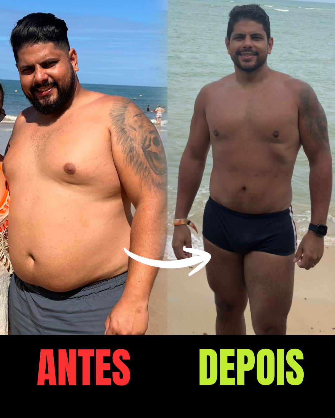 Resultado real de aluno bariátrico